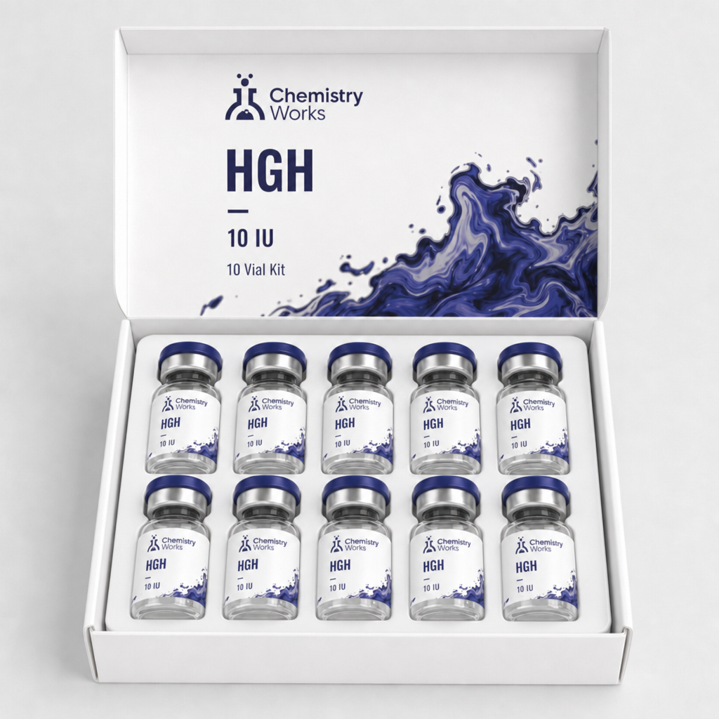 Chemistry Works HGH 10 IU 10 vial kit